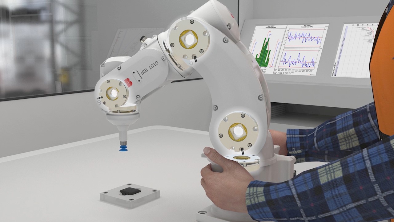 ABB dévoile le plus petit robot industriel doté d’une charge utile et d’une précision inégalées