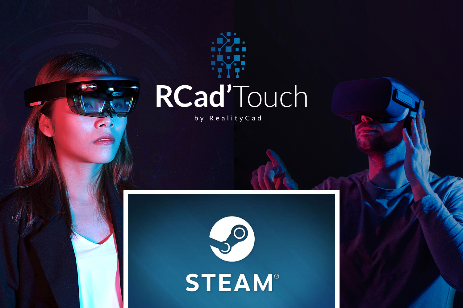 RCad Touch débarque sur Steam VR !