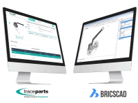 Le format BricsCAD est disponible depuis la plateforme TraceParts
