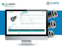Clufix intègre la plateforme de contenu CAO de TraceParts