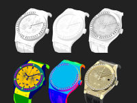 L’Horloger 3D réalise des rendus 3D photoréalistes de montres 