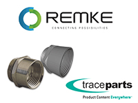 Catalogue de produits Remke disponible sur la plateforme CAO TraceParts