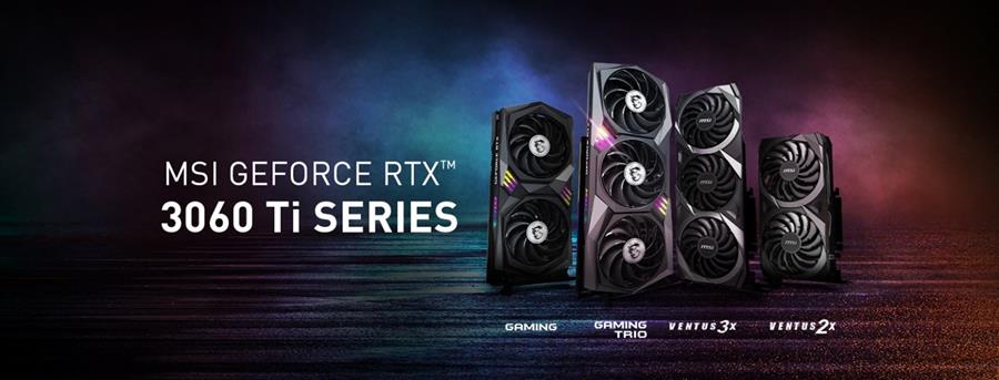 MSI dévoile ses nouvelles cartes NVIDIA GeForce RTX 3060 Ti