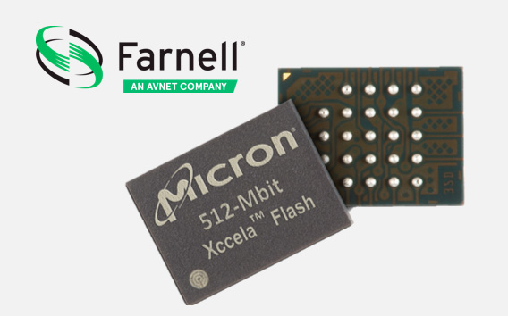 Farnell élargit son portefeuille de semi-conducteurs avec des solutions de mémoire et de stockage de classe mondiale de Micron Technology