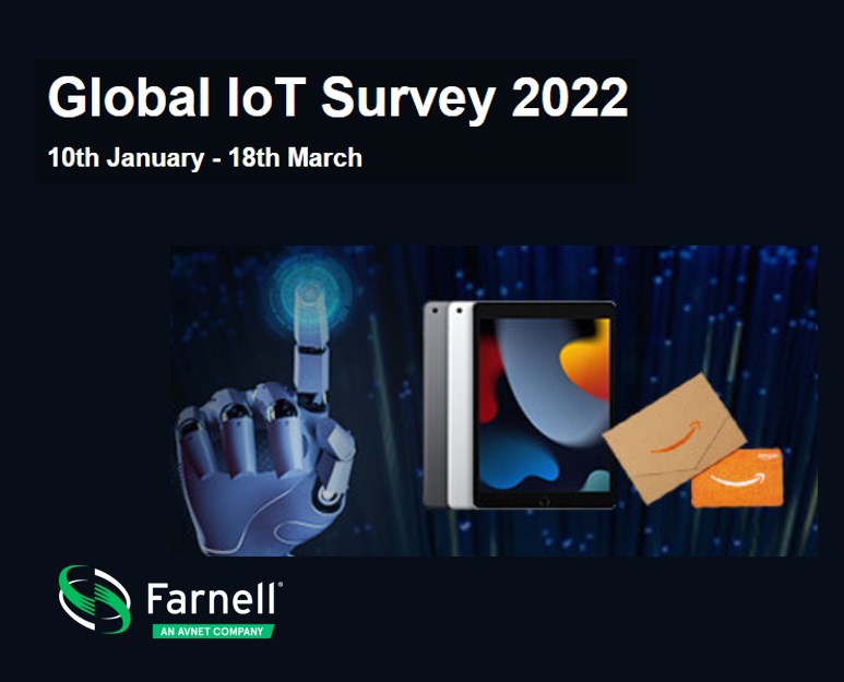 Farnell lance la quatrième enquête mondiale sur l’IoT
