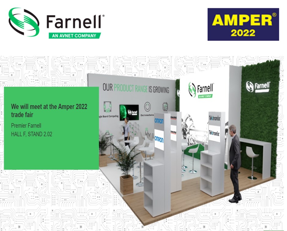 Farnell participe à AMPER 2022 aux côtés de partenaires fournisseurs leaders de l’industrie