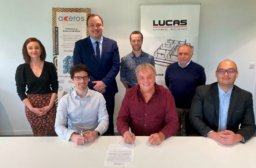 Lucas et Akeros signent un partenariat régional valorisant l'usine du futur !