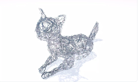 Créer une œuvre NFT interactive à partir d’une sculpture filaire grâce aux technologies 3D