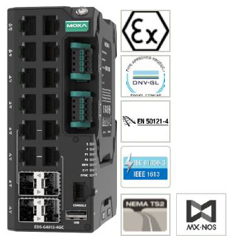 ADM21 et Moxa lancent une nouvelle série de switchs manageables pour une installation facile dans les armoires de commande
