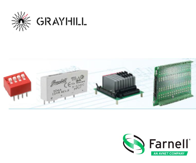 Farnell nommé distributeur agréé des commutateurs de précision Grayhill
