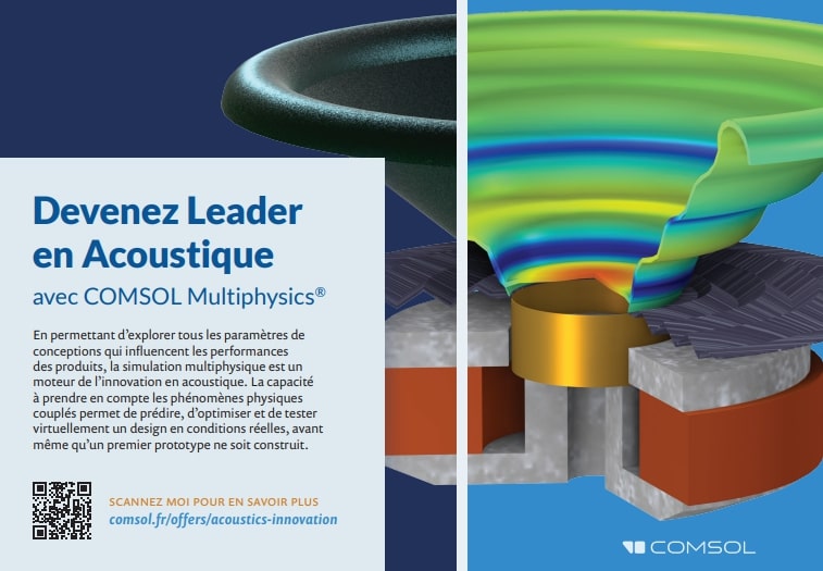 Modéliser les Dispositifs Électroacoustiques avec COMSOL Multiphysics®