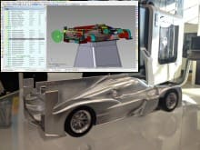 Une Porsche au 1:10 usinée sur Euromold avec une machine HSC de DMG et WorkNC FAO