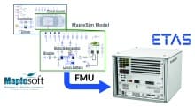 Maplesoft met à la disposition des clients LABCAR des modèles MapleSim pour la validation HIL