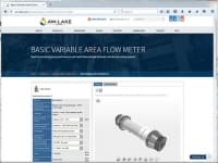 AW-Lake lance un outil de configuration de débitmètre avec CADENAS