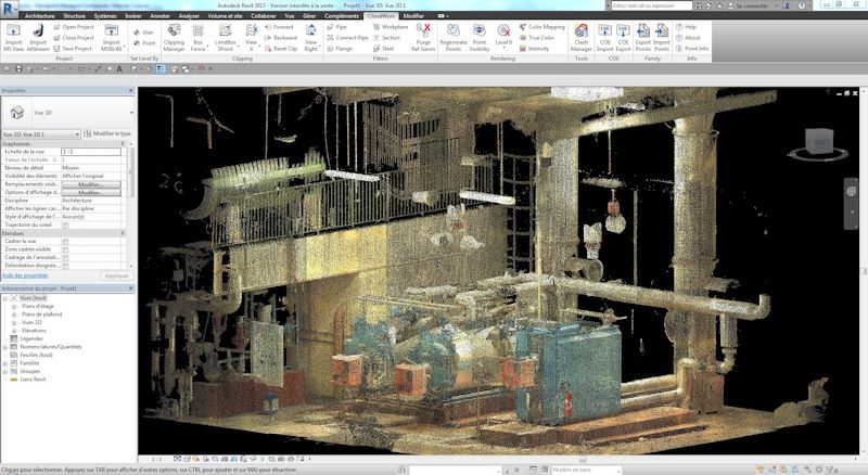 Leica Cloudworx pour Revit
