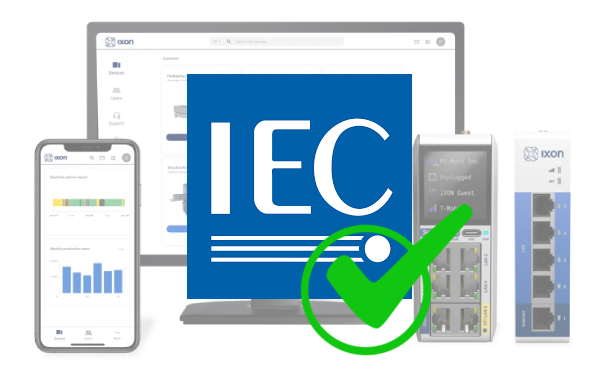ADM21 annonce fièrement que le processus de développement d’IXON est désormais officiellement certifié IEC 62443-4-1