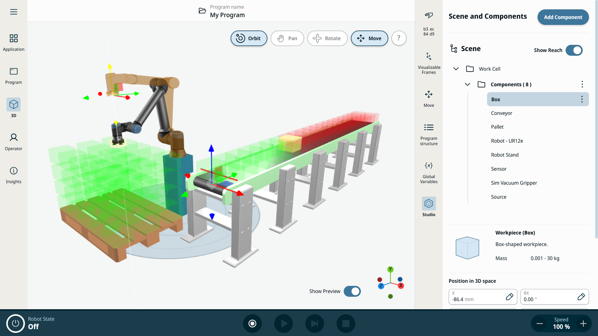 Universal Robots lance UR Studio, outil de simulation en ligne qui simplifie aumaximum la personnalisation et l’optimisation d’une cellule robotique