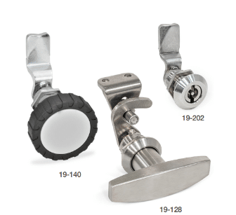 Loquet à crochet et à compression