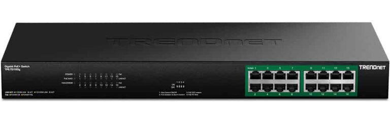 TRENDnet lance un nouveau switch Gigabit PoE+ à 16 ports