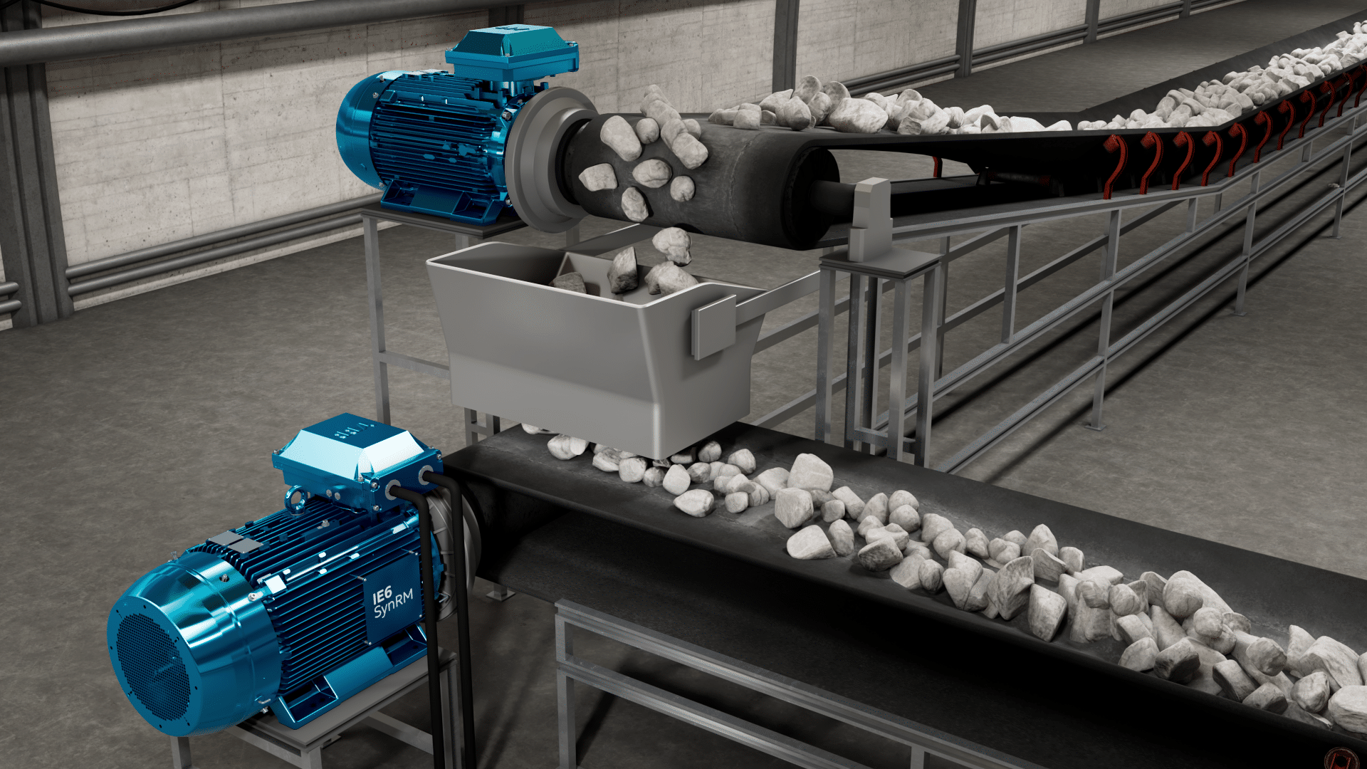 Les moteurs SynRM IE6 d’ABB offrent un gain majeur en efficacité énergétique pour l’industrie