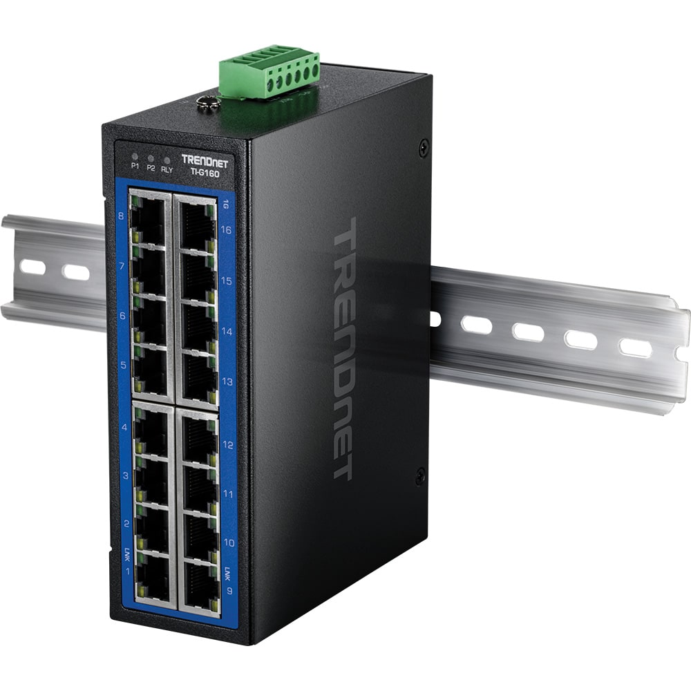 TRENDnet présente un switch industriel Gigabit sur rail DIN à 16 ports