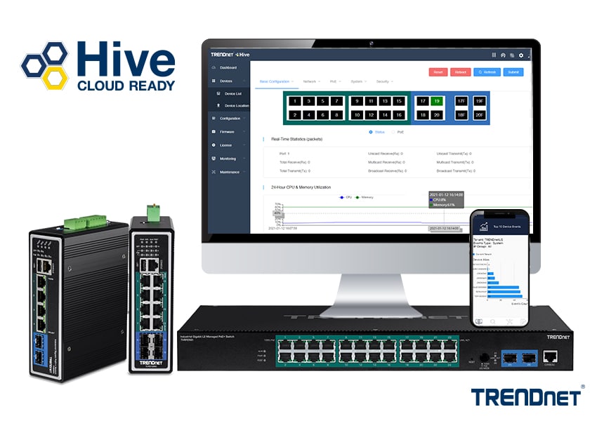TRENDnet étend les fonctionnalités de Hive Cloud Network Manager 