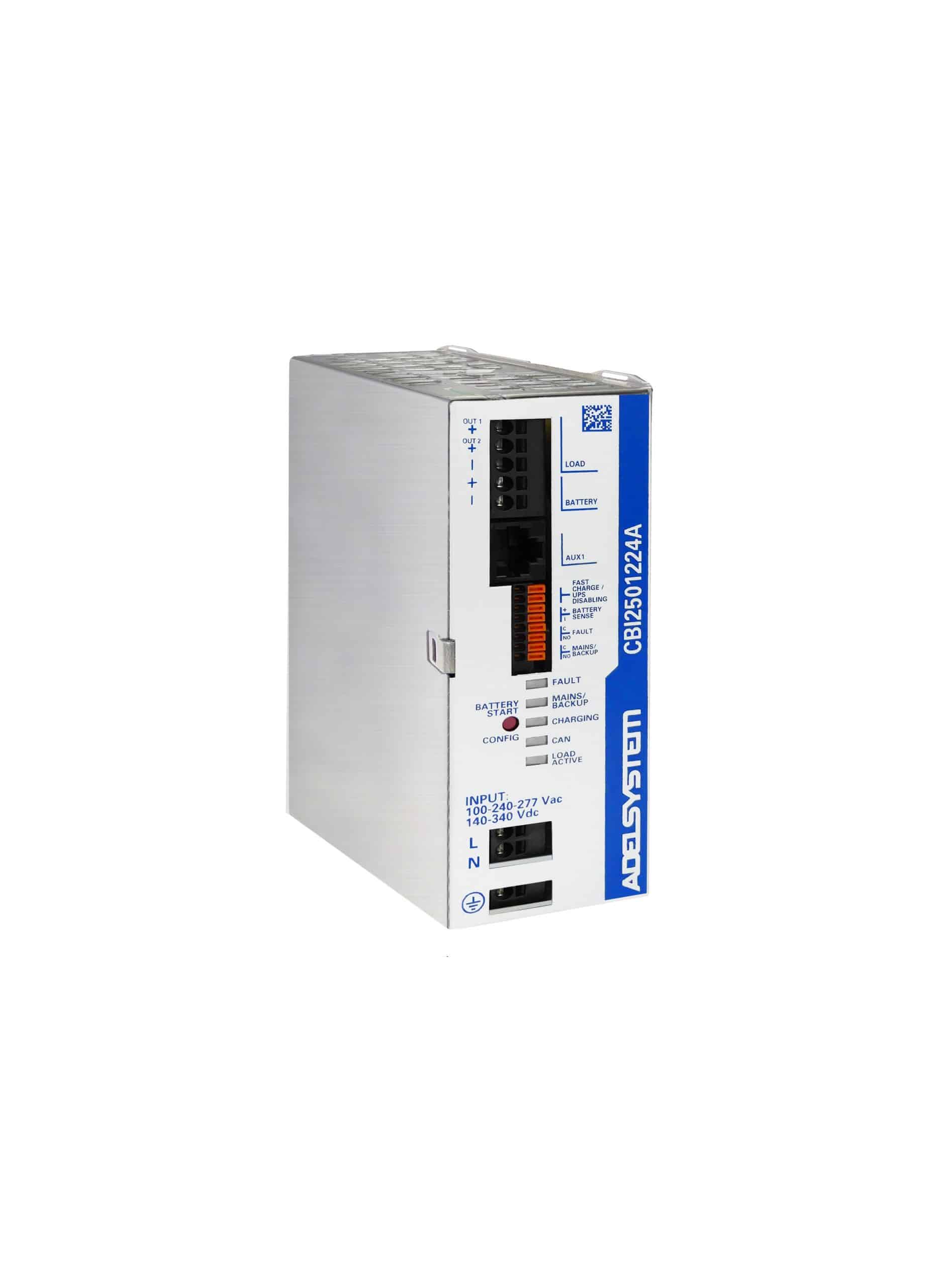 ADM21 lance un onduleur DC-UPS compact sur rail DIN avec charge de batterie et gestion de l’alimentation intégrées