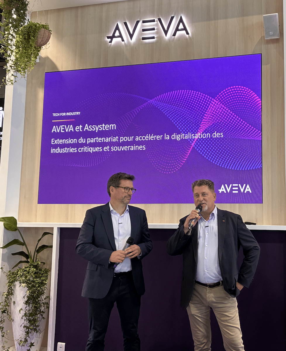 AVEVA et Assystem annoncent la signature d’un partenariat stratégique pour accélérer lan transformation numérique des infrastructures critiques et souveraines en Europe