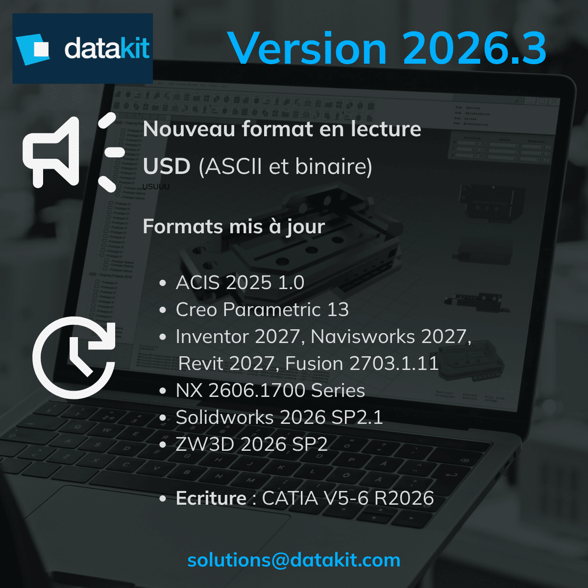 Sortie de la version Datakit 2026.3