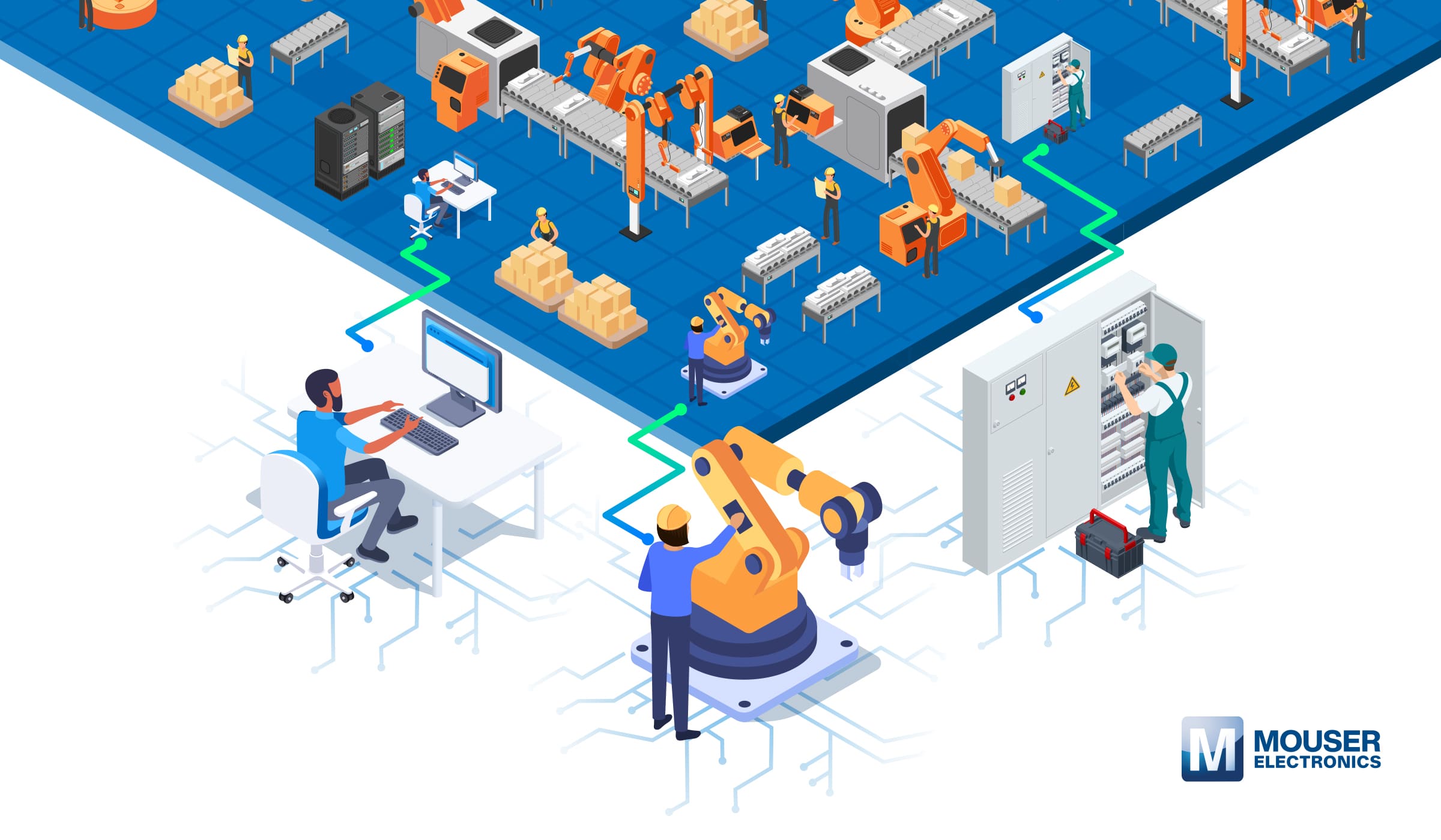 Mouser élargit son portefeuille de produits d’automatisation industrielle avec de nouveaux fabricants pour soutenir les systèmes de nouvelle génération