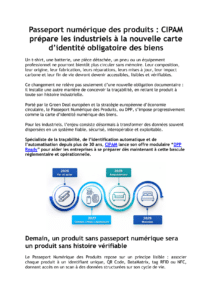 Passeport numérique des produits : CIPAM prépare les industriels à la nouvelle carte d’identité obligatoire des biens