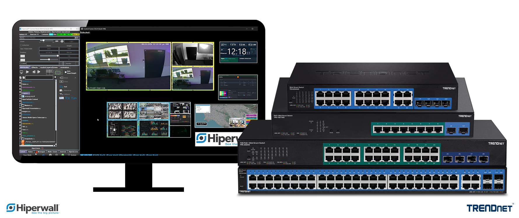 TRENDnet et Hiperwall s’associent pour optimiser les solutions réseau haute performance