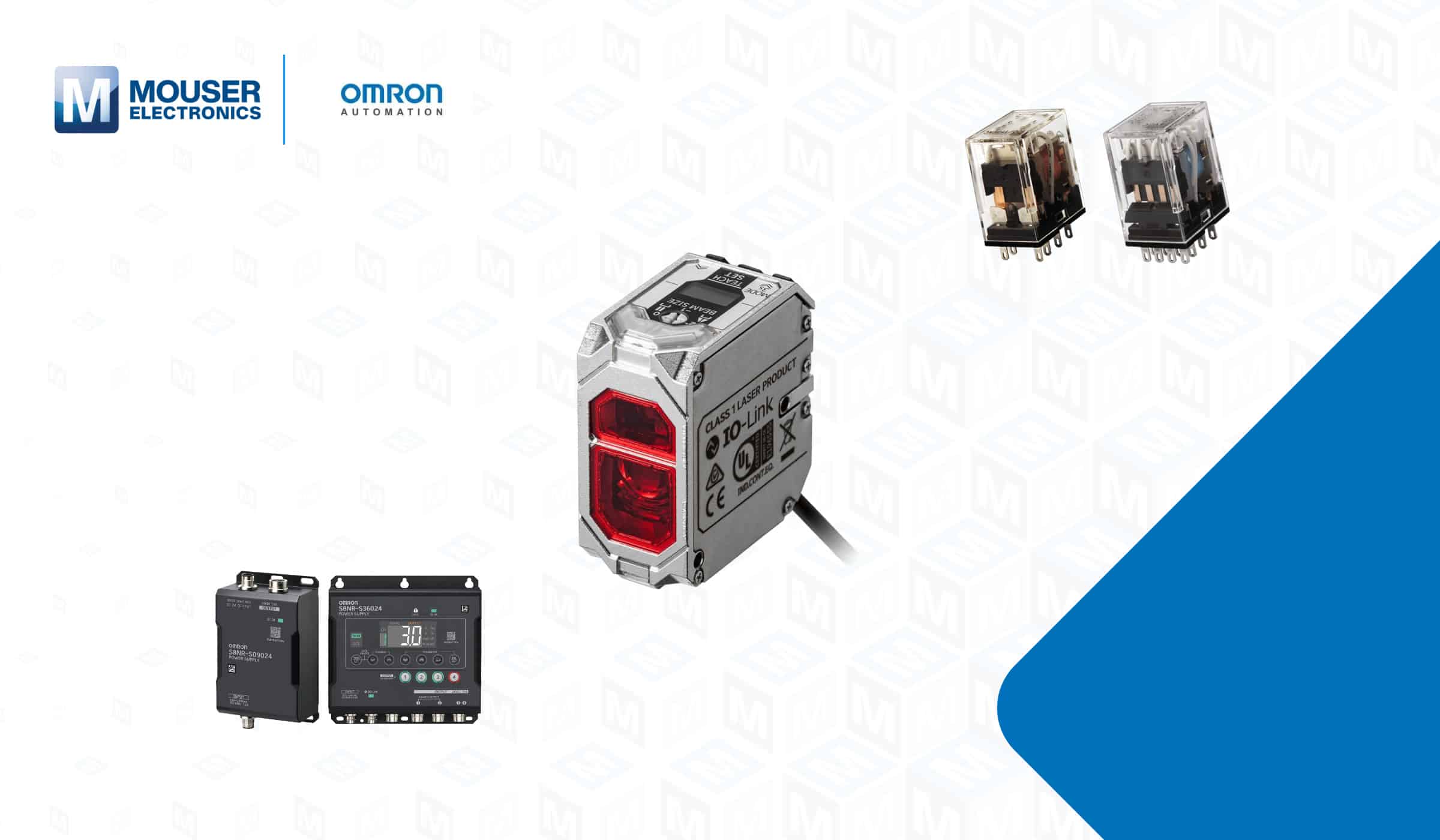 Mouser propose les dernières solutions Omron