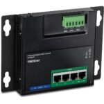 TRENDnet lance un nouveau switch industriel Gigabit PoE+ à 6 ports avec accès frontal mural